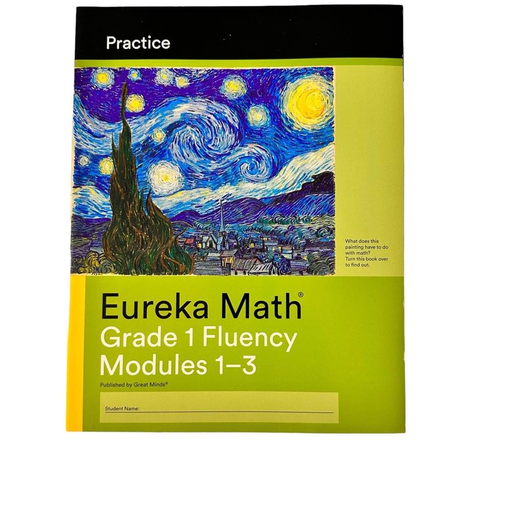 EUREKA MATH Grade 1 Fluency Modules 1-3 Workbook NEW Homeschool